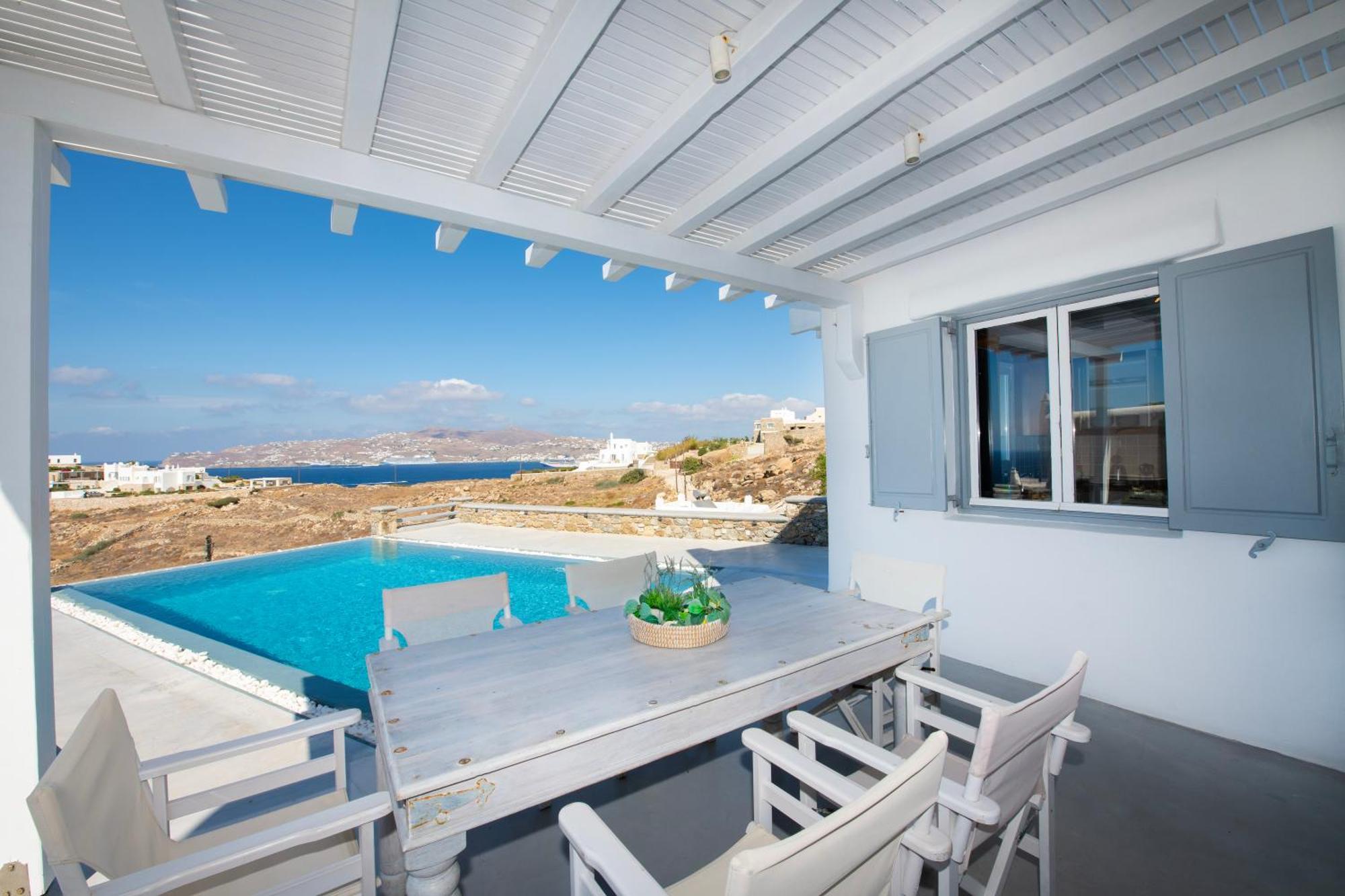 Villa Anema Mykonos - Blue Views Mykonos Villas Mykonos Town ภายนอก รูปภาพ