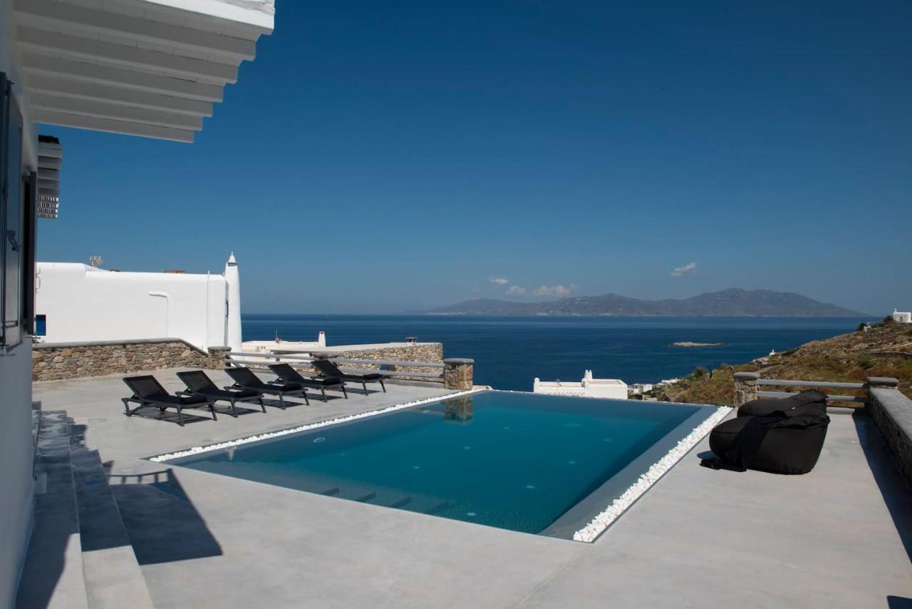 Villa Anema Mykonos - Blue Views Mykonos Villas Mykonos Town ภายนอก รูปภาพ