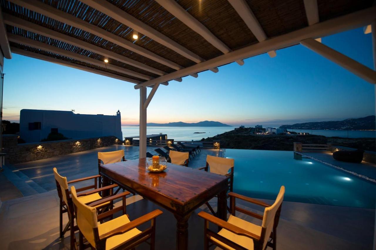 Villa Anema Mykonos - Blue Views Mykonos Villas Mykonos Town ภายนอก รูปภาพ