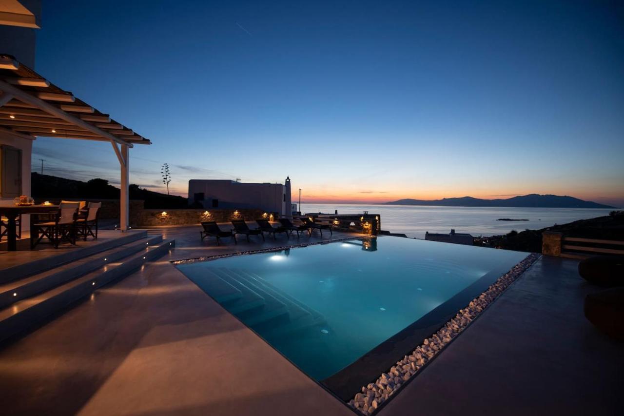 Villa Anema Mykonos - Blue Views Mykonos Villas Mykonos Town ภายนอก รูปภาพ